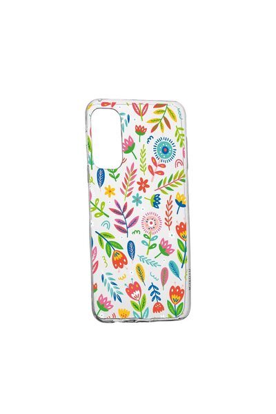 bestcase Θήκη σιλικόνης συμβατή με Samsung Galaxy S22, Χαρούμενα Λουλούδια, α...