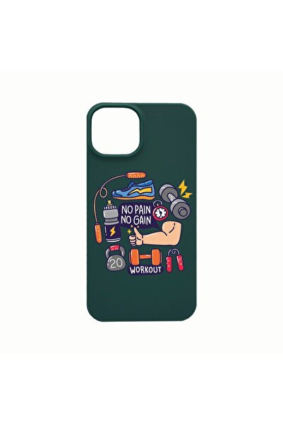 bestcase Husa Silicon, Compatibila Cu Apple iPhone 14 Plus, No Pain No Gain, ...