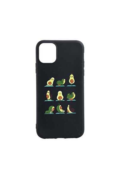 bestcase Θήκη σιλικόνης συμβατή με Apple iPhone 11, Αβοκάντο Γιόγκα, ανθεκτικ...