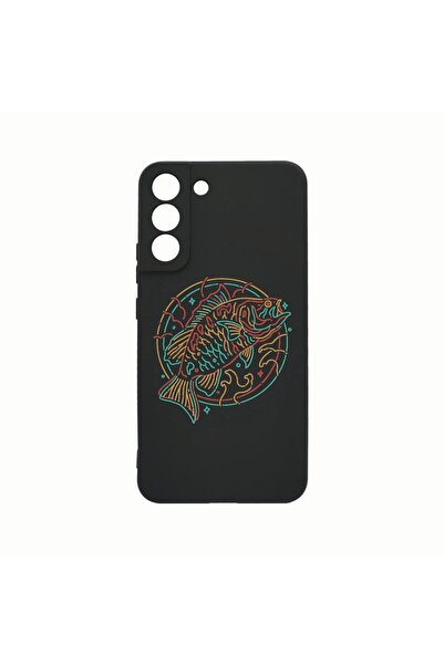 bestcase Θήκη Σιλικόνης, Συμβατή με Samsung Galaxy S21, Νέον Ψάρι, Ανθεκτική ...