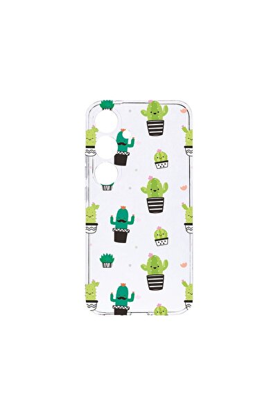 bestcase Διαφανής Θήκη Σιλικόνης 2MM, Συμβατή με Samsung Galaxy A25, Κάκτος, ...