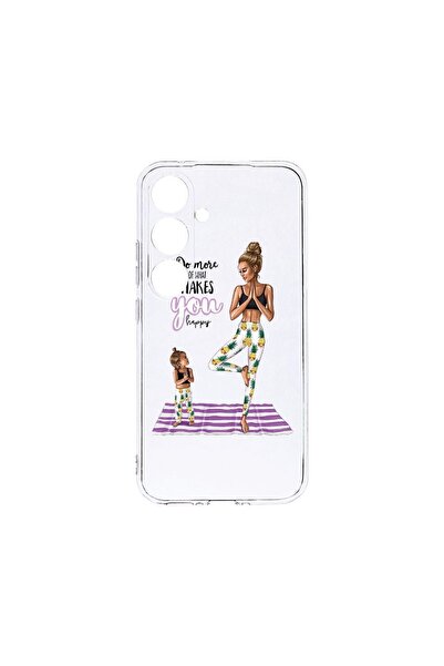bestcase Διαφανής Θήκη Σιλικόνης 2MM, Συμβατή με Samsung Galaxy A25, Girl Mom...