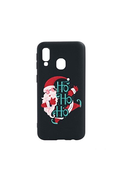 bestcase Husa Silicon Compatibila Cu Samsung Galaxy A40, Ho Ho Ho Santa Claus...