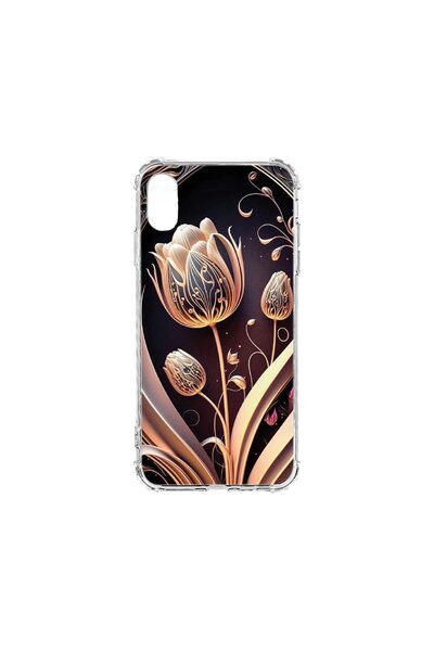 bestcase Husa Anti Shock 1.5MM, compatibilă cu Apple iPhone XR, Golden Tulip,...