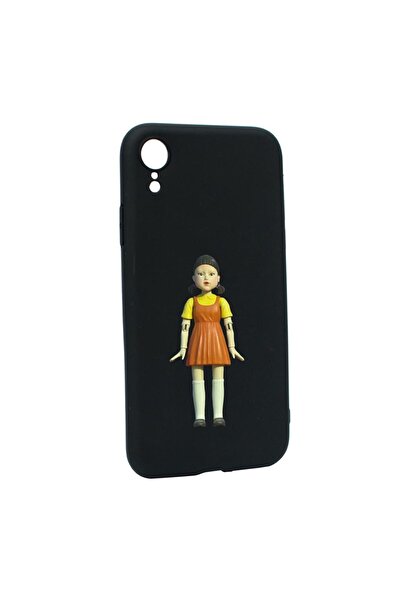 bestcase Husa Silicon Compatibila Cu Apple iPhone XR, Squid Game - Doll Girl,...