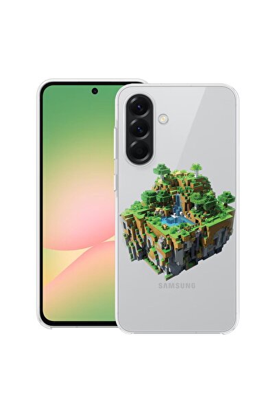 bestcase Θήκη για Samsung Galaxy S25 FE με Σχέδιο Minecraft World, Διαφανής Λ...