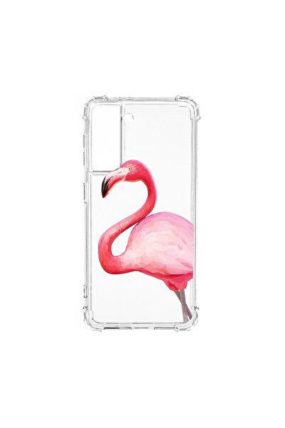 bestcase Husa Αντικραδασμική Θήκη Συμβατή με Samsung Galaxy S21, Φλαμίνγκο, Π...