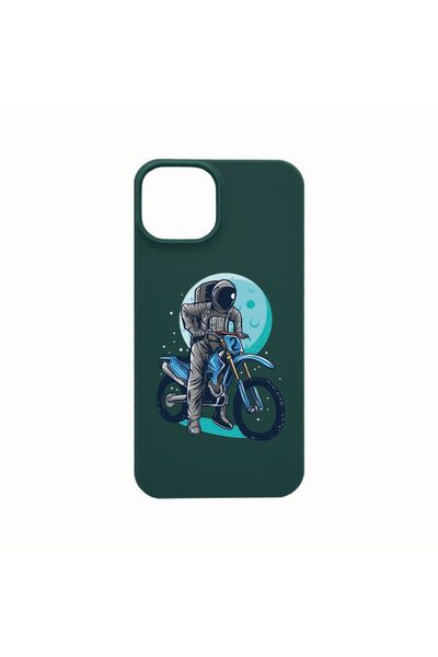 bestcase Husa Silicon, Compatibila Cu Apple iPhone 14 Plus, Astronaut Biker, ...