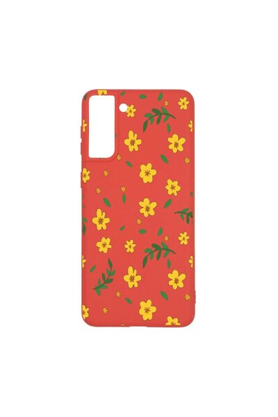 bestcase Θήκη σιλικόνης, Συμβατή με Samsung Galaxy S21 Plus, Μικρά κίτρινα λο...