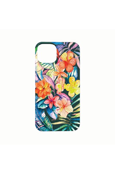 bestcase Husa Silicon, Compatibila Cu Apple iPhone 14 Plus, Tropical Flowers,...