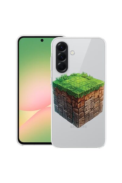 bestcase Θήκη για Samsung Galaxy A17 5G με σχέδιο Minecraft World, Διαφανής Λ...