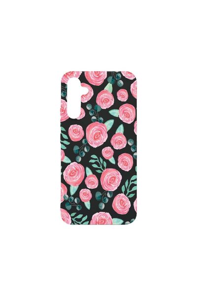 bestcase Θήκη, Συμβατή με Samsung Galaxy A34, Σχέδιο τριαντάφυλλο, Λεπτή 0.8 ...