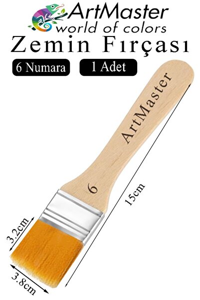 Artmaster Četka za pod, veličina 6, 1 komad, četka za farbanje, sintetička sv...