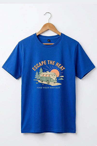 onsrawear Unisex Outdoor Caravan Patterned Retro Summer Escape the Heat Print...