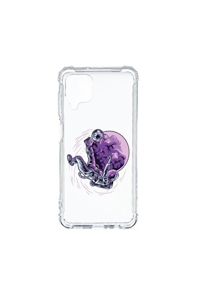 bestcase Αντικραδασμική Θήκη, Συμβατή με Samsung Galaxy A12, Σχέδιο Αστροναύτ...