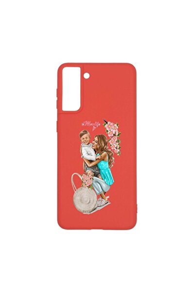 bestcase Θήκη σιλικόνης, Συμβατή με Samsung Galaxy S21 Plus, Ζωή μαμάς με αγό...