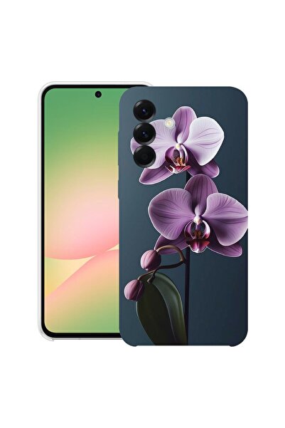 bestcase Θήκη για Samsung Galaxy A17 5G με σχέδιο Μωβ Ορχιδέα, Διαφανής Λεπτή...