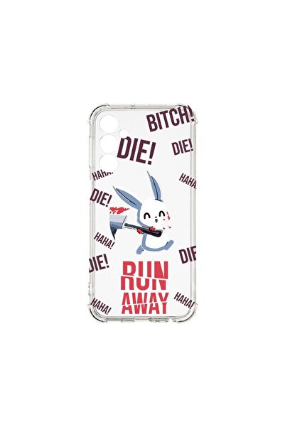 bestcase Husa Antișoc 1.5MM, Compatibilă cu Samsung Galaxy A34 5G, Run away!,...