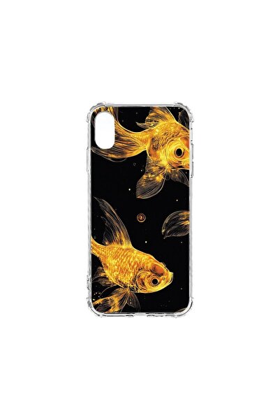 bestcase Husa Αντικραδασμική 1.5MM, συμβατή με Apple iPhone XR, Χρυσά Ψάρια, ...