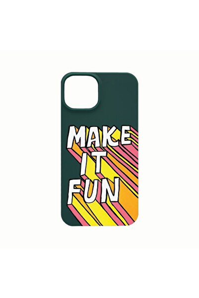 bestcase Θήκη Σιλικόνης, Συμβατή με Apple iPhone 14 Plus, Make It Fun, Ανθεκτ...