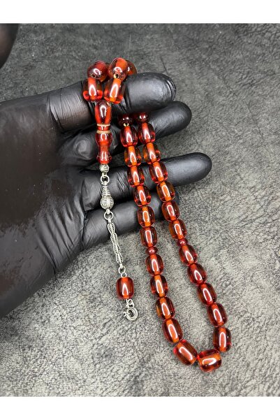 Mos Tespih Old High-End Collectable Clamping Amber Rosary