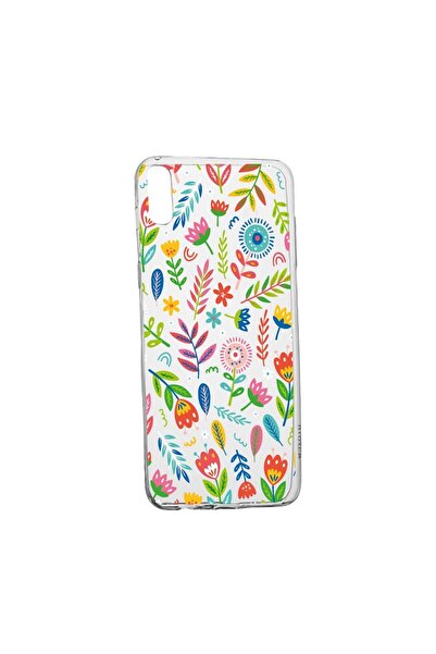 bestcase Θήκη σιλικόνης συμβατή με Apple iPhone XS Max, Χαρούμενα Λουλούδια, ...