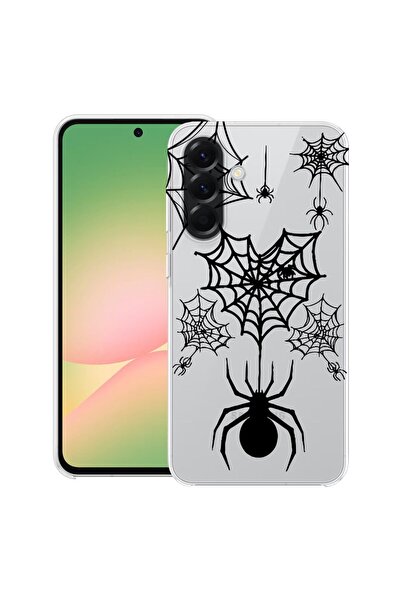 bestcase Θήκη για Samsung Galaxy M56 με σχέδιο ιστού αράχνης, Διαφανής, λεπτή...