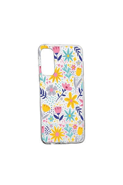 bestcase Husa Silicon Compatibila cu Huawei P50, Little Flowers, rezistenta l...