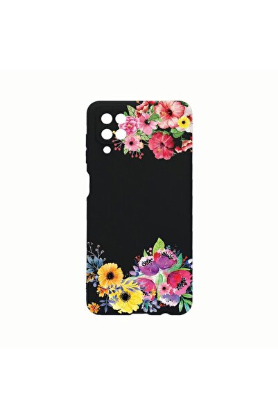 bestcase Θήκη Σιλικόνης, Συμβατή με Samsung Galaxy A12, Λουλούδια, Ανθεκτική ...