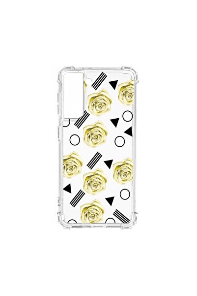 bestcase Husa Αντικραδασμική Θήκη Συμβατή με Samsung Galaxy S21, Κίτρινο Ροζ,...