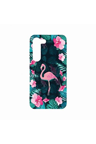 bestcase Θήκη, Συμβατή με Samsung Galaxy S23 Plus, Φλαμίνγκο, Ανθεκτική στη φ...