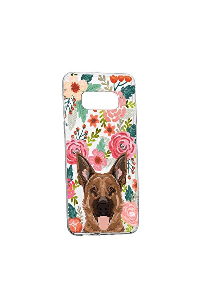 bestcase Θήκη Σκύλος και Λουλούδια, για Samsung Galaxy S8, ανθεκτική στη φθορ...