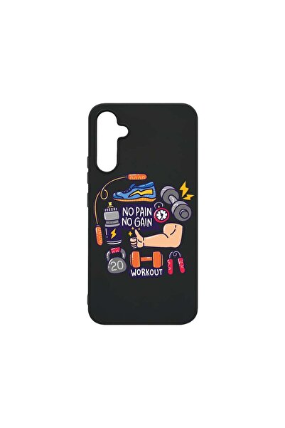 bestcase Θήκη, Συμβατή με Samsung Galaxy A34, Χωρίς πόνο δεν υπάρχει απολαύσε...