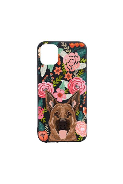 bestcase Θήκη Σιλικόνης Σκύλος και Λουλούδια, συμβατή με Apple iPhone 13 Pro ...