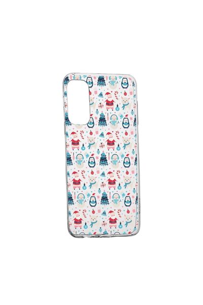 bestcase Θήκη σιλικόνης συμβατή με Samsung Galaxy S21, Χριστουγεννιάτικα σχέδ...