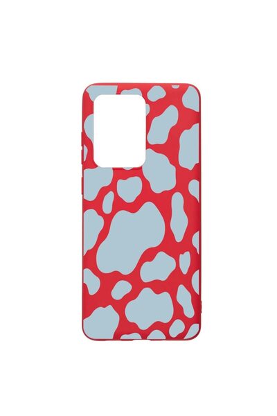 bestcase Θήκη σιλικόνης συμβατή με Samsung Galaxy S20 Ultra, Μπλε Αγελάδα, αν...