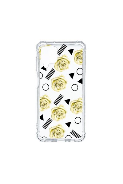 bestcase Husa Αντικραδασμική Θήκη Συμβατή με Samsung Galaxy A12, Κίτρινο Ροζ,...