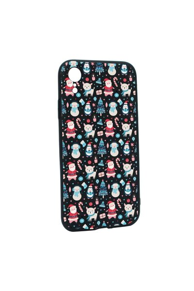 bestcase Θήκη σιλικόνης συμβατή με Apple iPhone XR, Χριστουγεννιάτικα σχέδια,...