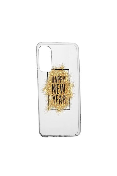 bestcase Καλή Χρονιά Θήκη Σιλικόνης, Συμβατή με Samsung Galaxy S22, ανθεκτική...