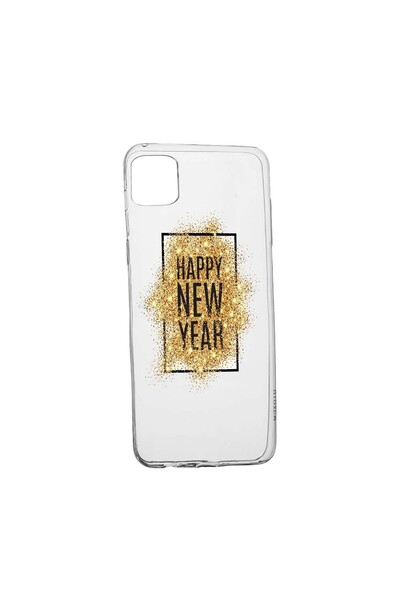bestcase Husa Silicon, Compatibila Cu Honor X8, Happy New Year, rezistenta la...
