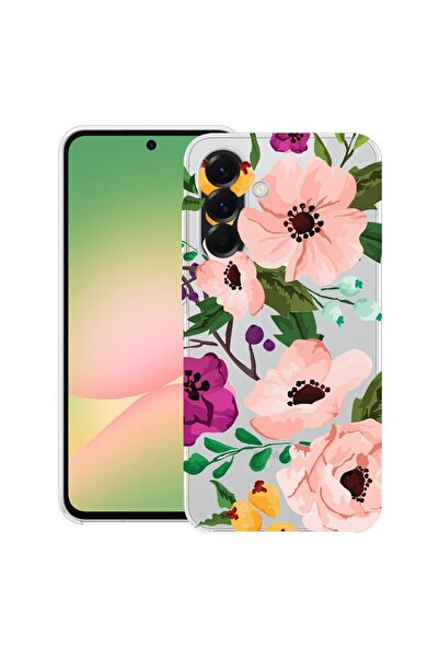 bestcase Θήκη για Samsung Galaxy S25 FE με Σχέδιο Παστέλ Λουλούδια, Διαφανής ...