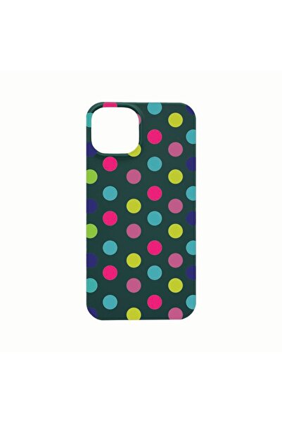 bestcase Husa Silicon, Compatibila Cu Apple iPhone 14 Plus, Dots Color, Rezis...