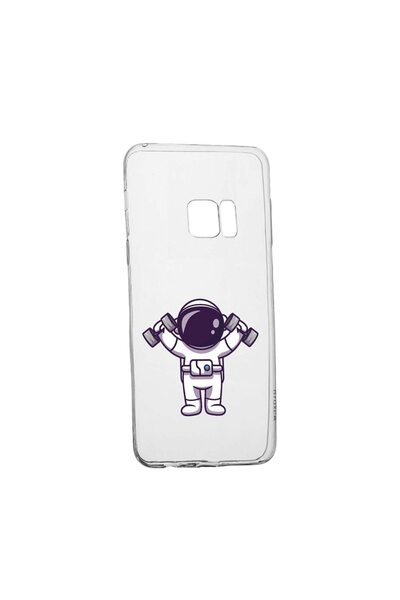 bestcase Husa Silicon Compatibila Cu Samsung Galaxy S7, Astronaut Gym, rezist...