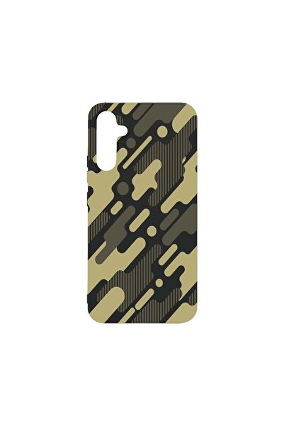 bestcase Θήκη, Συμβατή με Samsung Galaxy A34, Πράσινο Καμουφλάζ, Λεπτή 0.8 χι...