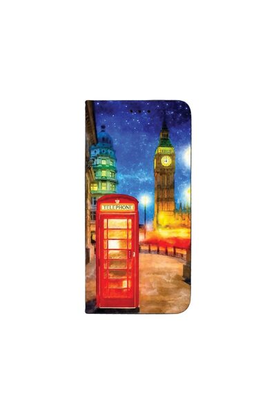 bestcase Θήκη Τύπου Κάρτας Συμβατή με Samsung Galaxy S25, Λονδίνο, Βάση Στήρι...