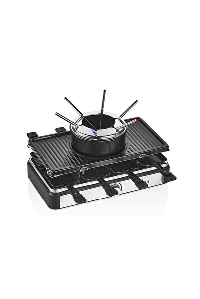 Zilan Grătar electric cu fondue ZLN8856, raclette, putere 1400 W, indicator l...