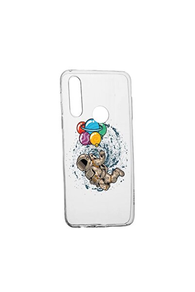 bestcase Θήκη σιλικόνης συμβατή με Samsung Galaxy A20s, Χαρούμενος Αστροναύτη...