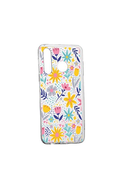 bestcase Θήκη σιλικόνης συμβατή με Samsung Galaxy A40, Μικρά λουλούδια, ανθεκ...