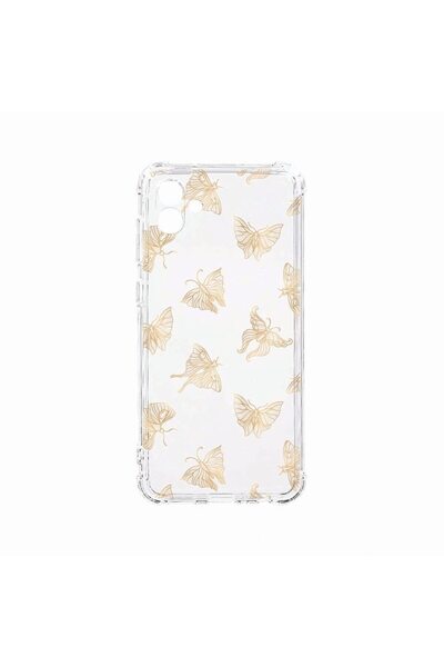 bestcase Αντικραδασμική Θήκη, Συμβατή με Samsung Galaxy A04, Χρυσή Πεταλούδα,...