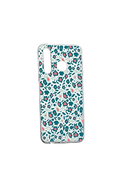 bestcase Husa Green Flowers Pattern, pentru Realme 5, rezistenta la uzura, an...